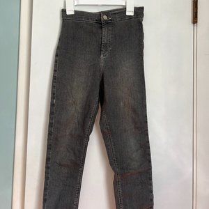 Topshop Joni Jeans in Gray